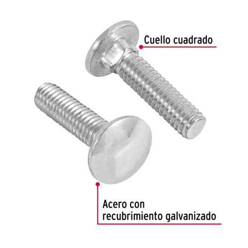 44721 - Bolsa con 60 tornillos 5/16" x 1-1/4" tipo coche, FIERO