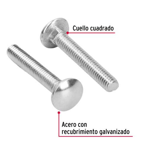 44723 - Bolsa con 80 tornillos 5/16" x 2" tipo coche, FIERO