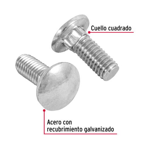 44729 - Bolsa con 40 tornillos 3/8" x 1" tipo coche, FIERO