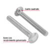 447341 44734 - Bolsa con 40 tornillos 3/8" x 3" tipo coche, FIERO