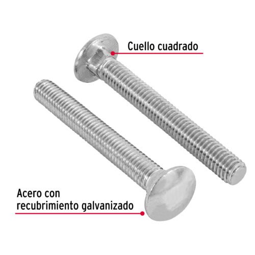 447341 44734 - Bolsa con 40 tornillos 3/8" x 3" tipo coche, FIERO