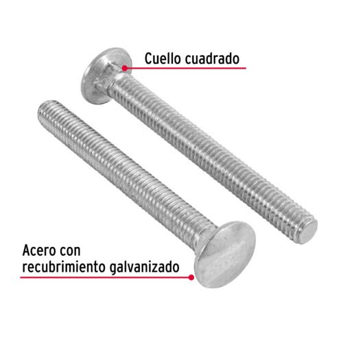 447351 44735 - Bolsa con 30 tornillos 3/8" x 3-1/2" tipo coche, FIERO