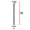 447352 44735 - Bolsa con 30 tornillos 3/8" x 3-1/2" tipo coche, FIERO