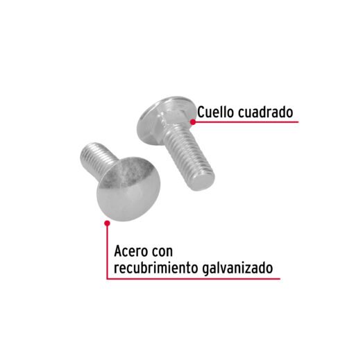 44738 - Bolsa con 50 tornillos 7/16" x 1-1/4" tipo coche, FIERO