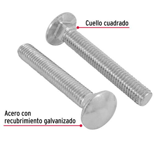 44742 - Bolsa con 30 tornillos 7/16" x 3" tipo coche, FIERO