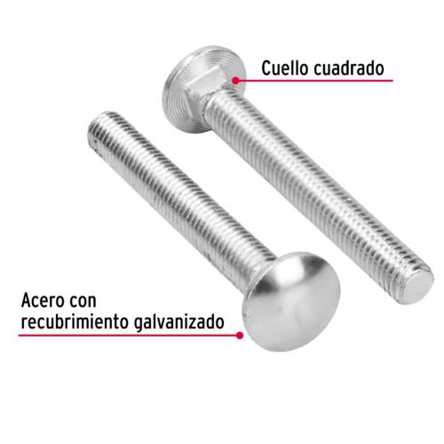 44743 - Bolsa con 20 tornillos 7/16" x 3-1/2" tipo coche, FIERO