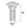 44746 - Bolsa con 40 tornillos 1/2" x 1-1/4" tipo coche, FIERO