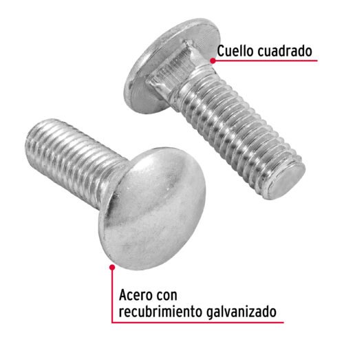 447471 44747 - Bolsa con 30 tornillos 1/2" x 1-1/2" tipo coche, FIERO
