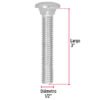 447502 44750 - Bolsa con 20 tornillos 1/2" x 3" tipo coche, FIERO