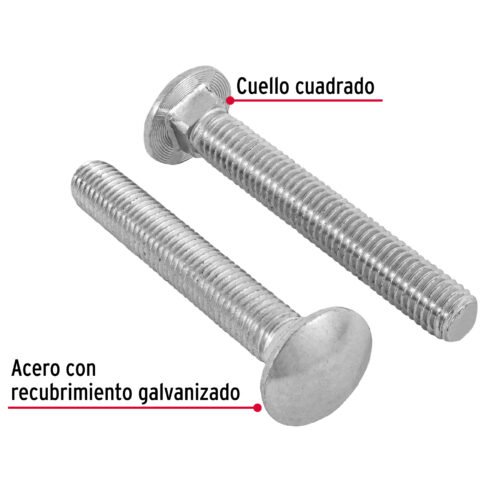 44751 - Bolsa con 20 tornillos 1/2" x 3-1/2" tipo coche, FIERO