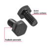 447631 44763 - Bolsa con 150 tornillos 1/4" x 1/2" acero grado 5, FIERO