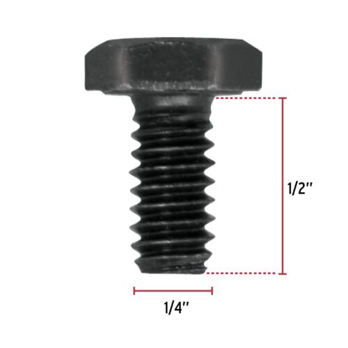 447632 44763 - Bolsa con 150 tornillos 1/4" x 1/2" acero grado 5, FIERO