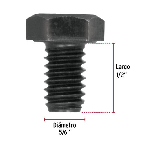 447712 44771 - Bolsa con 100 tornillos 5/16" x 1/2" acero grado 5, FIERO