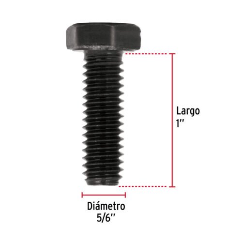 44773 - Bolsa con 60 tornillos 5/16" x 1" acero grado 5, FIERO