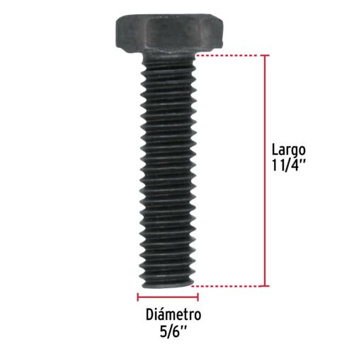 44774 - Bolsa con 60 tornillos 5/16" x 1-1/4" acero grado 5, FIERO