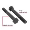 447771 44777 - Bolsa con 60 tornillos 5/16" x 2-1/2" acero grado 5, FIERO