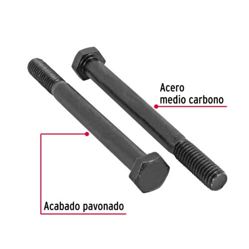 44779 - Bolsa con 50 tornillos 5/16" x 3-1/2" acero grado 5, FIERO