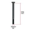 44779 - Bolsa con 50 tornillos 5/16" x 3-1/2" acero grado 5, FIERO