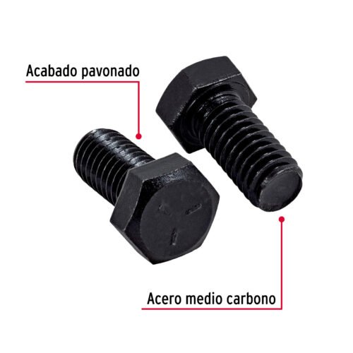 44781 - Bolsa con 50 tornillos 3/8" x 3/4" acero grado 5, FIERO