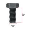 44781 - Bolsa con 50 tornillos 3/8" x 3/4" acero grado 5, FIERO
