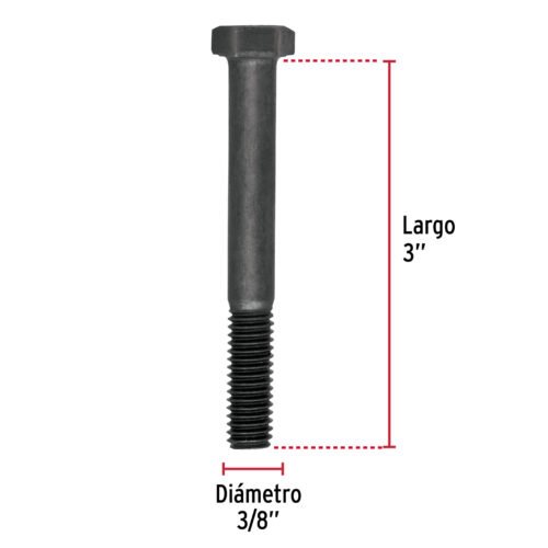 44787 - Bolsa con 40 tornillos 3/8" x 3" acero grado 5, FIERO