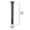 447882 44788 - Bolsa con 30 tornillos 3/8" x 3-1/2" acero grado 5, FIERO