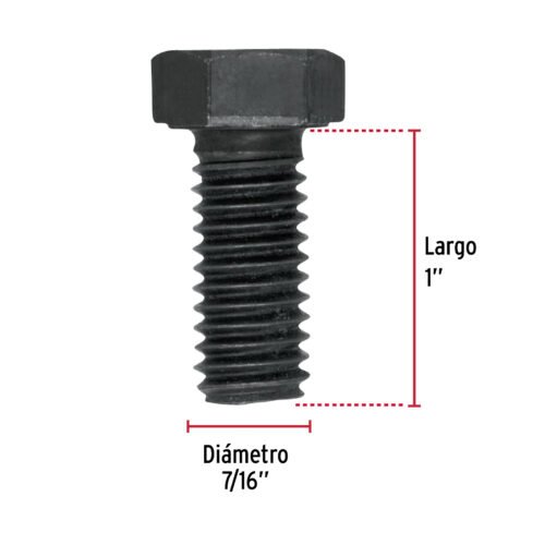 44790 - Bolsa con 60 tornillos 7/16" x 1" acero grado 5, FIERO