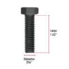 44792 - Bolsa con 50 tornillos 7/16" x 1-1/2" acero grado 5, FIERO