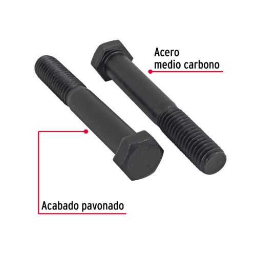 447951 44795 - Bolsa con 30 tornillos 7/16" x 3" acero grado 5, FIERO
