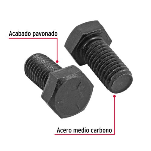 44798 - Bolsa con 40 tornillos 1/2" x 1" acero grado 5, FIERO