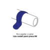 44810 - Bolsa c/5 abrazaderas tipo uña 2" p/tubo pared gruesa
