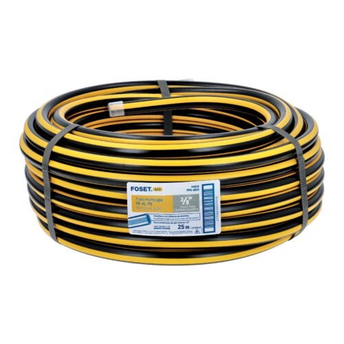 44828 44828 - Metro de manguera para gas, 3/8" PE-AL-PE en rollo de 25m