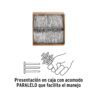 44834 - Kilo de clavos para concreto 3" galvanizado, caja de 25 kg