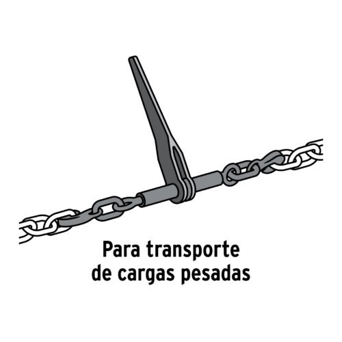 44907 - Tensor cadena con matraca, 1/4"- 5/16",FIERO