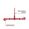 44913 - Tensor cadena con matraca, 1/2"- 5/8",FIERO