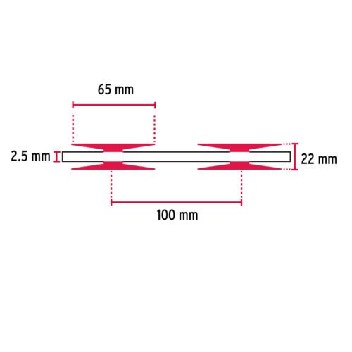 44920 - Rollo concertina alta seguridad, 45cm diámetro x 8m, FIERO