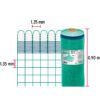 44952 - Rollo de 30 m x 0.9 m de malla mosquitera plástica verde