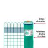 44955 - Rollo de 30 m x 1.5 m de malla mosquitera plástica verde