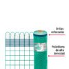 44956 - Rollo de 30 m x 1.7 m de malla mosquitera plástica verde