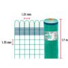 44956 - Rollo de 30 m x 1.7 m de malla mosquitera plástica verde