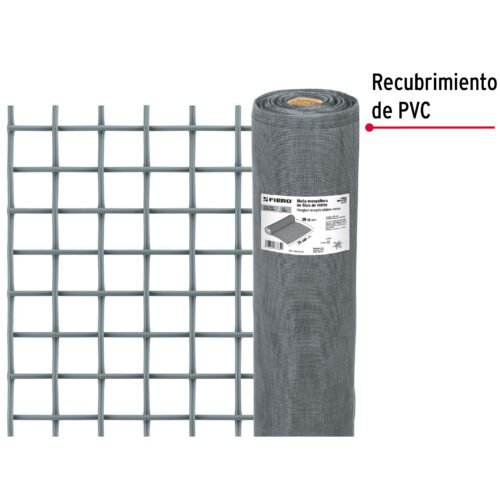 44964 - Rollo de 30 m x 0.75 m malla mosquitera fibra de vidrio gris