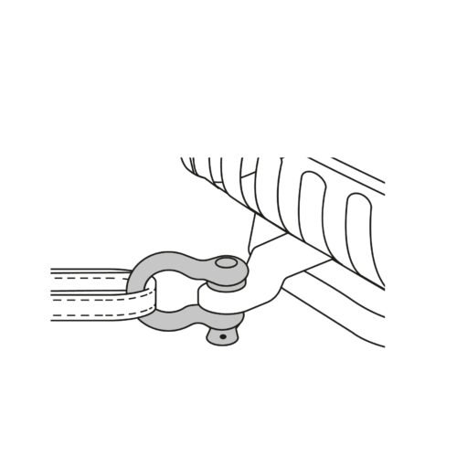 44967 - Grillete de acero forjado 1/4", FIERO