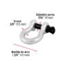 44969 - Grillete de acero forjado 3/8", FIERO