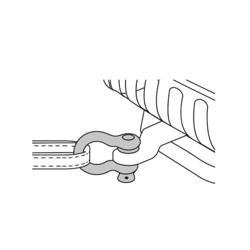 44971 - Grillete de acero forjado 1/2", FIERO