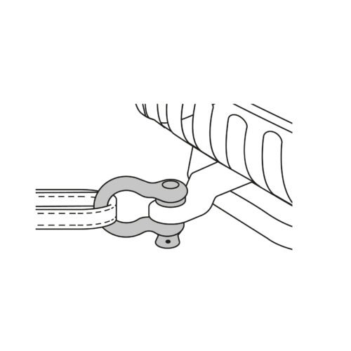 44973 - Grillete de acero forjado 3/4", FIERO