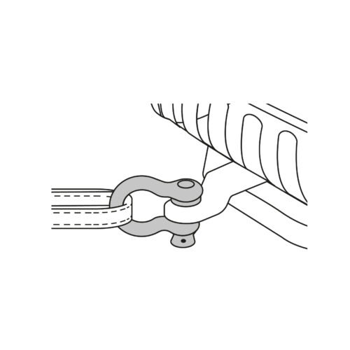 44975 - Grillete de acero forjado 1", FIERO