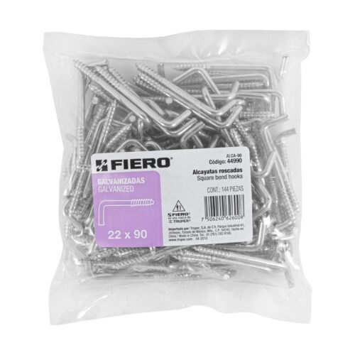 449903 44990 - Bolsa con 144 alcayatas roscadas de 22 X 90, FIERO