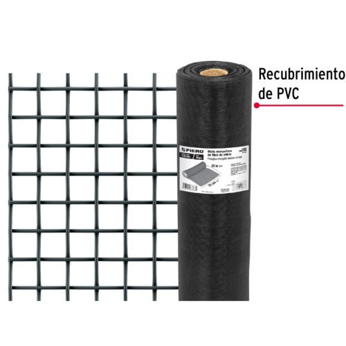 44993 - Rollo de 30 m x 0.75m malla mosquitera fibra de vidrio negra