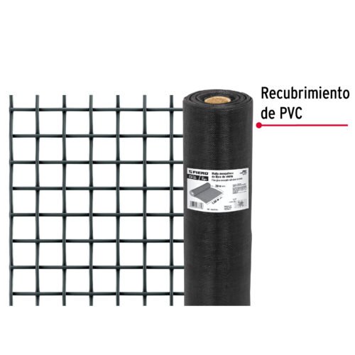 44997 - Rollo de 30 m x 1.5 m malla mosquitera fibra de vidrio negra