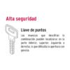 44998 - Jaladera, perilla y cerrojo llave-mariposa "Porto",latón bri